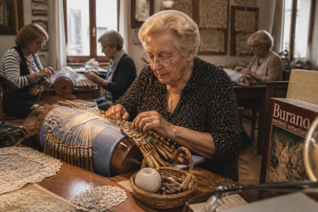 scopri il merletto di burano: la sua storia affascinante, le tecniche tradizionali e i luoghi dove ammirare le ultime maestre merlettaie ancora al lavoro.